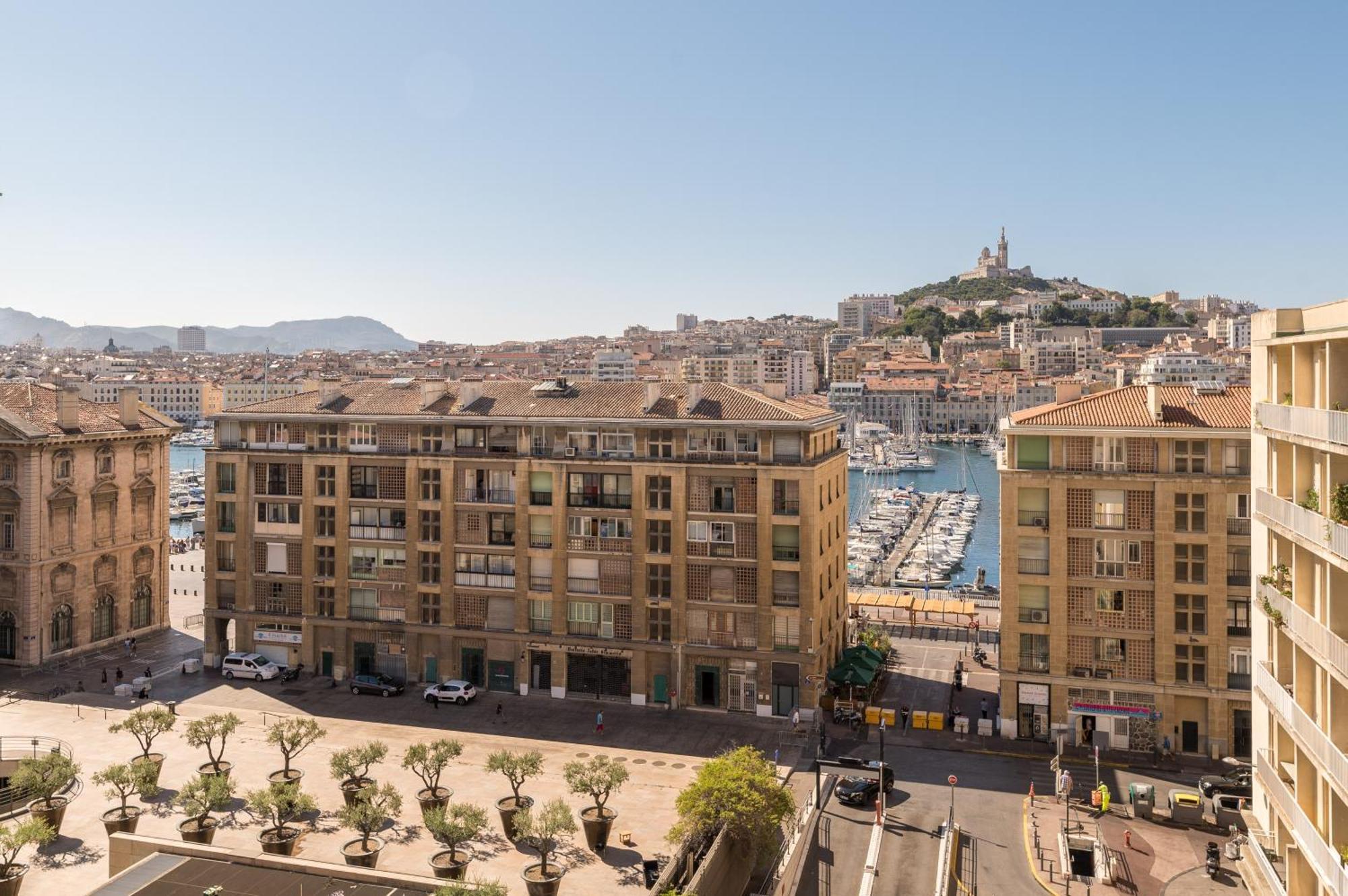 Appartement Splendide Vue Sur Nd De La Garde Et Le Vieux Port à Marseille Extérieur photo