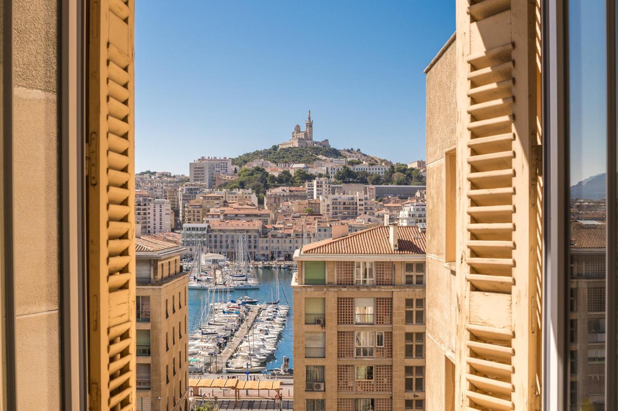 Appartement Splendide Vue Sur Nd De La Garde Et Le Vieux Port à Marseille Extérieur photo